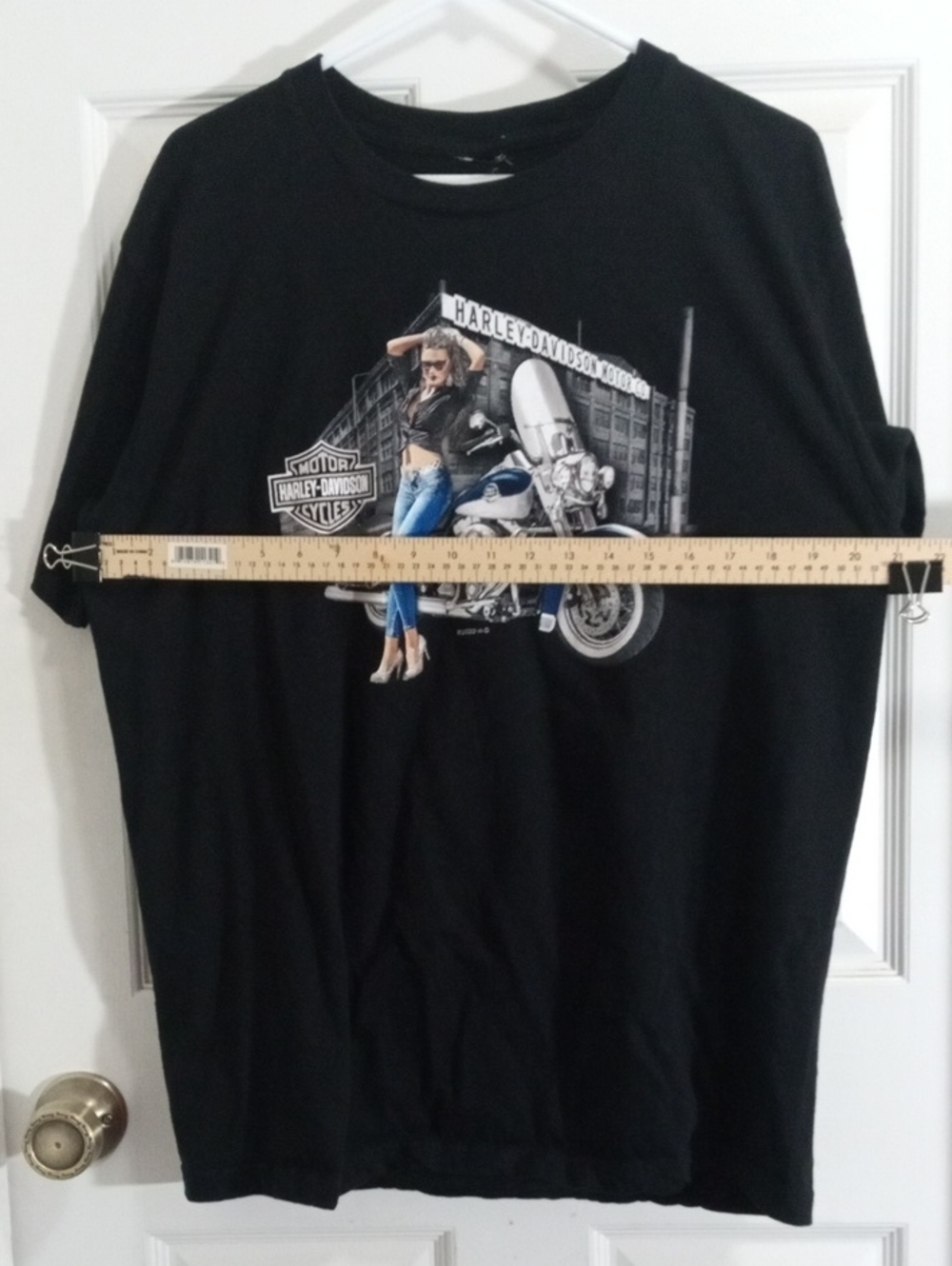 Harley-Davidson Black Short Sleeve Tee Shirt Men’s Large - Picture 5 of 6